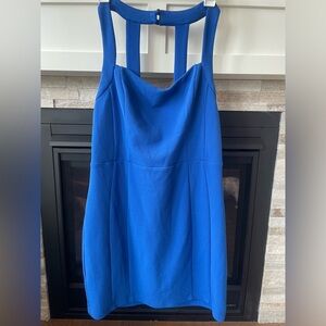 NWT Social Code Juniors Sleeveless Bodycon mini Dress Size 17Royal Blue